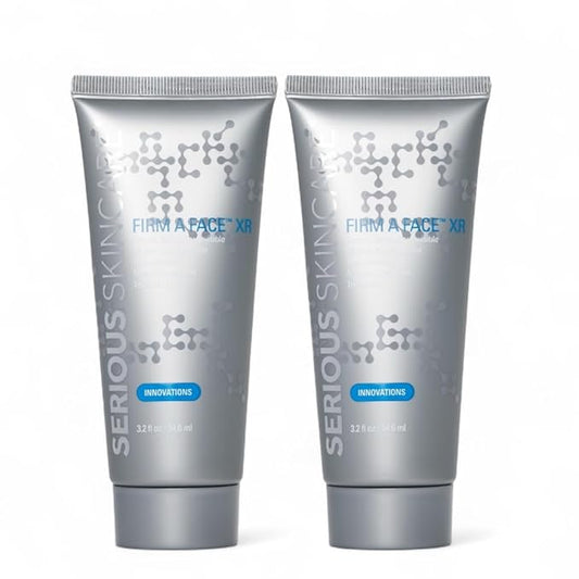 Serious Skincare - Instant FIRM A FACE XR - Temporary Face Tightener - Invisibly Firm, Lift, and Smooth the Look of Fine Lines, Deep Wrinkles and Pores - Anti-Aging Retinol - 3.2 Fl Oz (2Pack)
