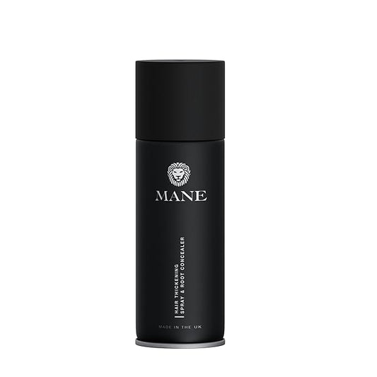 Hair Thickening Fiber Spray by Mane (100ml, Grey)