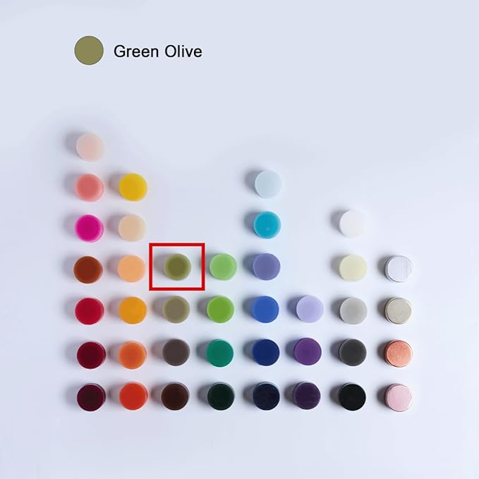 MOZEAL 3" x 4" Hand-Poured Unscented Olive Green Candle, Dripless Moss Green Pillar Candle Set of 3, Long Clean Burning, Approx 72 Hours Burn Time, Rustic Country Style, Home Decor