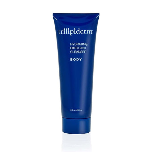 Trilipiderm Hydrating Exfoliant Cleanser – 3-in-1 Body Wash, Scrub, and Hydrator, 8 Ounce Tube