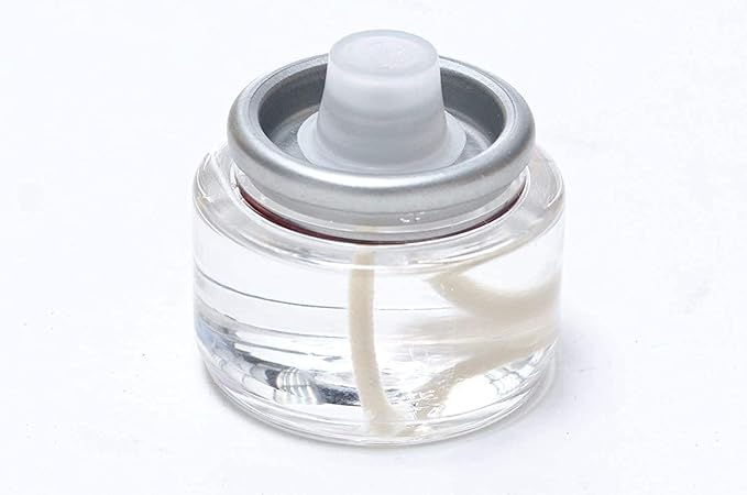 D'light Online HD17-12 Liquid Wax Disposable Clear Plastic Fuel Cells 17 Hour Oil Lamp Votive Fuel Cell Oil Clear Plastic Candle - Set of 12