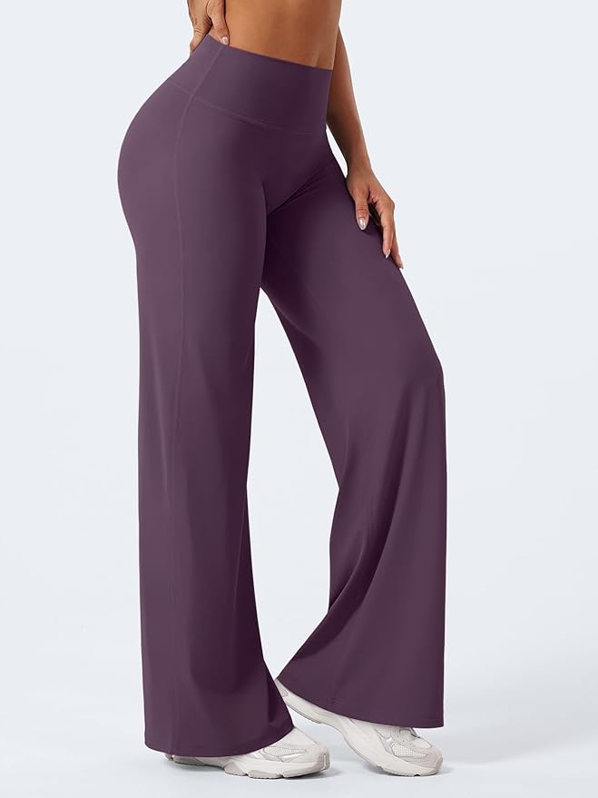 YEOREO Workout Leggings Womens No Front Seam Straight Leggings 29" / 31.5" / 33" High Waist Buttery Eddiy Gym Yoga Pants
