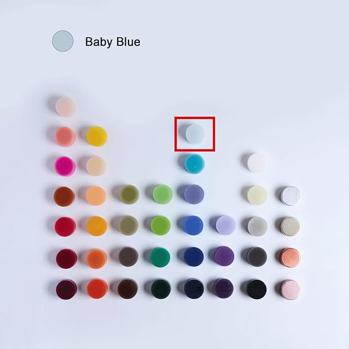 MOZEAL 3" x 4" Hand-Poured Unscented Baby Blue Candle, Dripless Sky Blue/Light Blue Pillar Candle Set of 3, Long Clean Burning, Approx 72 Hours Burn Time, Rustic Country Style, Home Decor