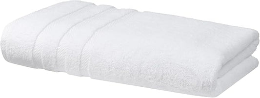 SOFE H&L | Olea Luxury Turkish Cotton Bath Towel Set of 1 : 1 Jumbo Bath Towel White | Premium, Soft, Durable, Absorbent | XL Bath Towels Oversized