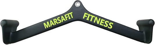 Home Gym Fitness Rowing T-bar V-bar Pulley Cable Machine Attachment, Bicep Curl Tricep Lat pulldown Bar Back Strength Training Handle Grips Lat Pull Down Bar for Seat Row Workout