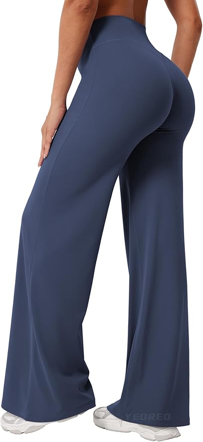 YEOREO Workout Leggings Womens No Front Seam Straight Leggings 29" / 31.5" / 33" High Waist Buttery Eddiy Gym Yoga Pants