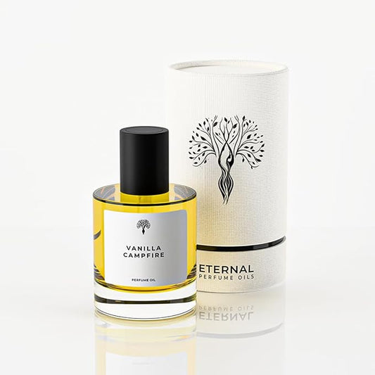 Eternal Perfume Oil Vanilla Campfire Perfume Oil Inspired by Armani Xtronger | Long Lasting Designer Perfumes for Men 50ml with 30ml - Concentrated perfume oil Alcohol-Free Natural Perfume (Pack of 2)