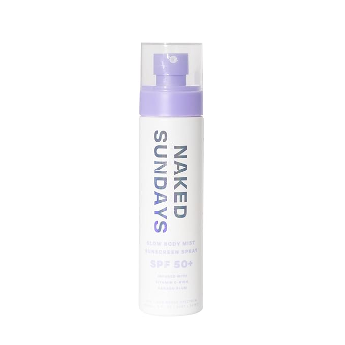 Naked Sundays SPF 50+ Body Sunscreen Spray – Broad Spectrum UVA/UVB Protection, 150 ml Mist
