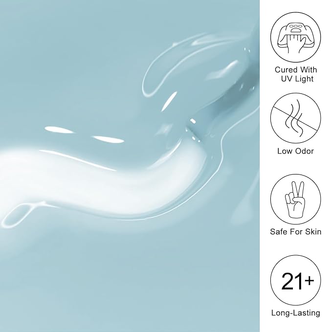 Imtiti Brown Jelly Gel Nail Polish, Sheer Translucent UV Gel Polish for Nail Art Soak off UV Led 10ML