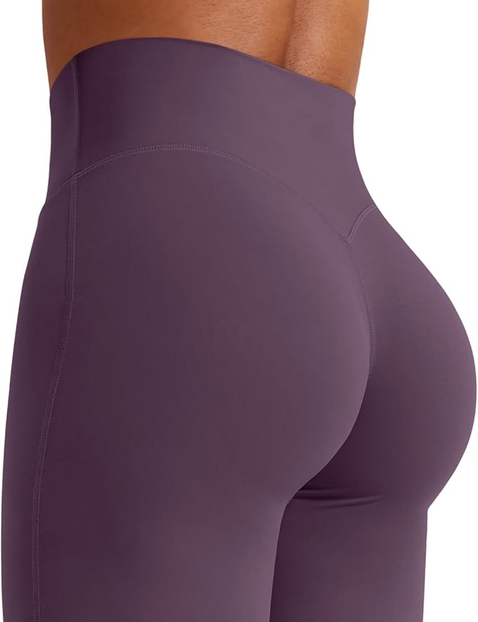 YEOREO Workout Leggings Womens No Front Seam Straight Leggings 29" / 31.5" / 33" High Waist Buttery Eddiy Gym Yoga Pants