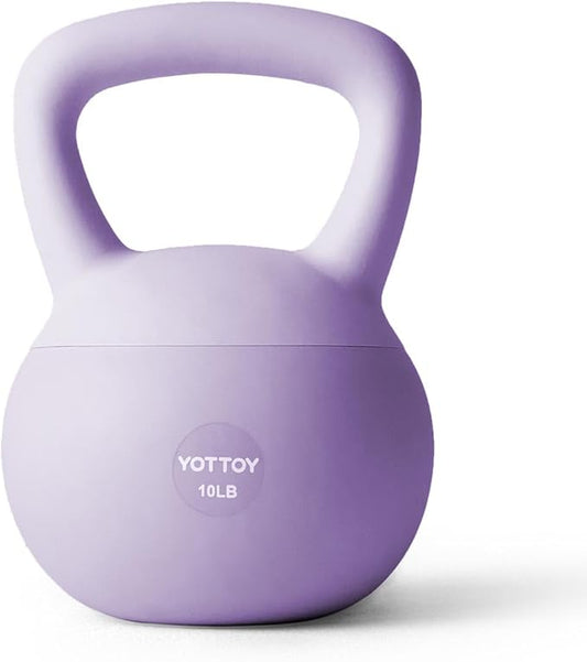 YOTTOY Soft Kettlebell,Kettlebell Anti-Slip Grip Weight for Home Workouts, Kettlebells Set Strength and Safety Guaranteed