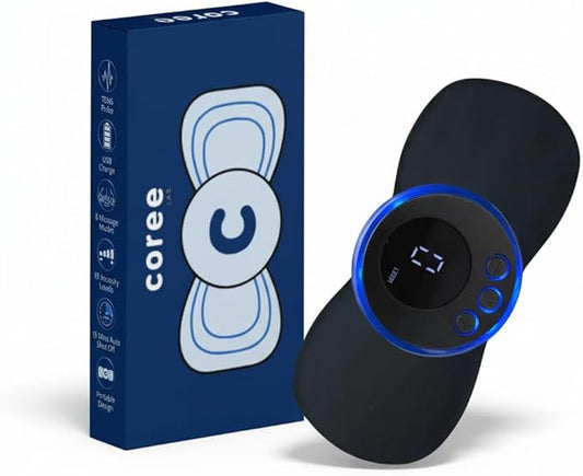 ESPF Massager for Pelvic Floor | Wireless Rechargeable EMS Mini Massager with 8 Modes, Compact Muscle Stimulator with Sticky Pads for Back, Waist, Abdomen & Pelvic Area Relaxation