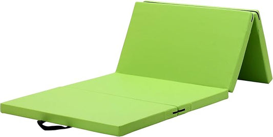 Gymnastics Mat Folding Stretch Mats 71"x31"x2" Exercise Muscle Training Children Play Horizontal Bar Mat Yoga Sports Soundproof Home Use