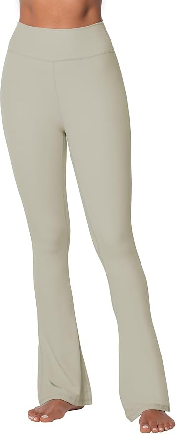 Sunzel High Waist Mini Flared Leggings for Women, Tummy Control Casual Flare Yoga Pants for Yoga Workout Gym