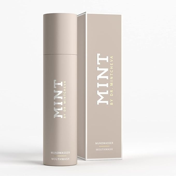 Mint Biotic Mouthwash (200 ml) – Antibacterial Mouthwash for Fresh Breath – with Vitamin B12 & Vitamin E – for Care and Strengthening of The Oral Flora