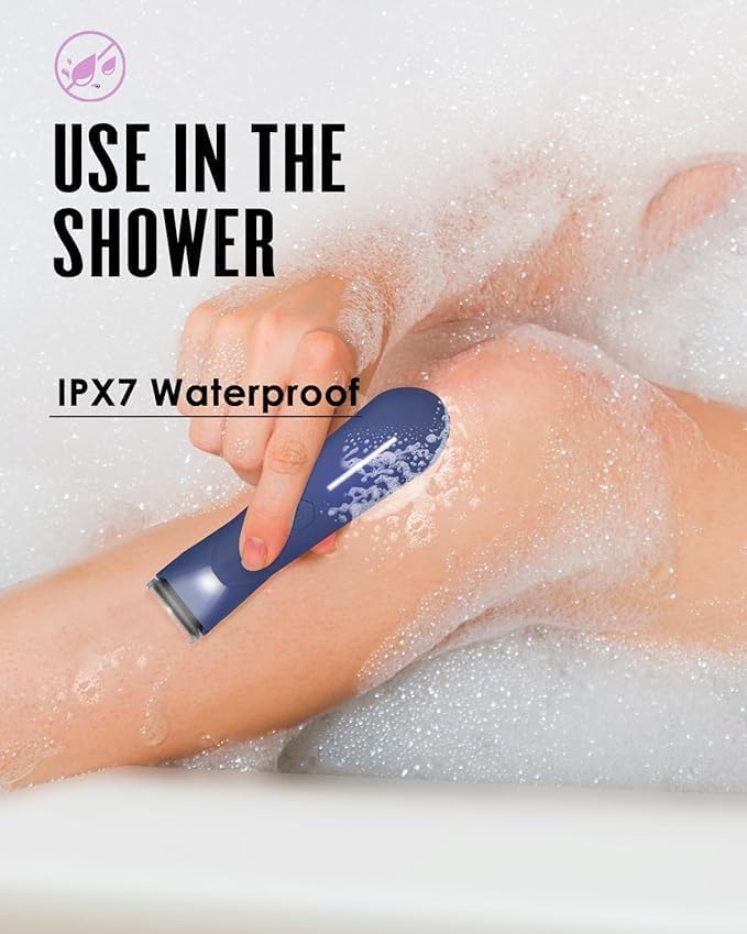 Manscaper for Men, Groin Trimmer for Men and Women, Body Hair Trimmer and Ball Trimmer with Light, Pubic Hair Shaver, Manscape Kit, 7 Precisions, Waterproof Wet / Dry Grooming, 240 Minutes Shaving