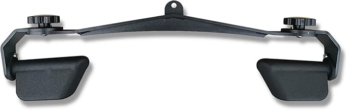 KORIKAHM Adjustable Lat Pull down Bar, Cable Machine Attachments for Gym, Home Gym Fitness T-bar Row Pulldown Attachments, Lat Pull Down Machine Wide Grip Neutral Grip Handle