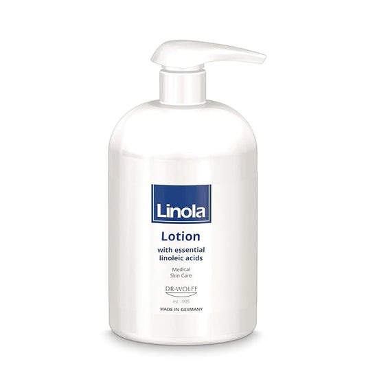 Lotion - Body Lotion with Essential Linoleic Acids - for the Daily Care of Dry & Stressed Skin - Protects & Regenerates Dry Skin - Made in Germany - Vegan - 500 ml (16.9 Fl Oz)
