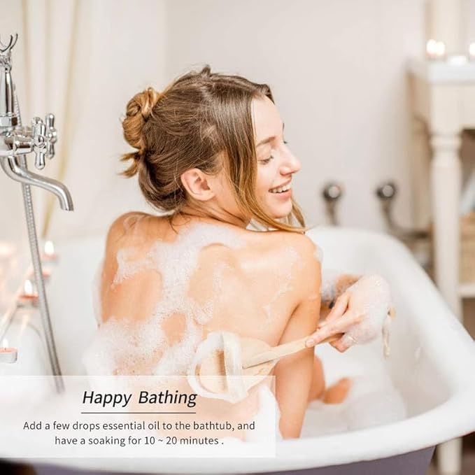 Sedbuwza Lavender Peppermint Essential Oil Set, Lavender Fragrance Oil Peppermint Scent Oil Set for Diffuser, Aromatherapy, Massage, Soap, Candle Making 2 x 10 ml