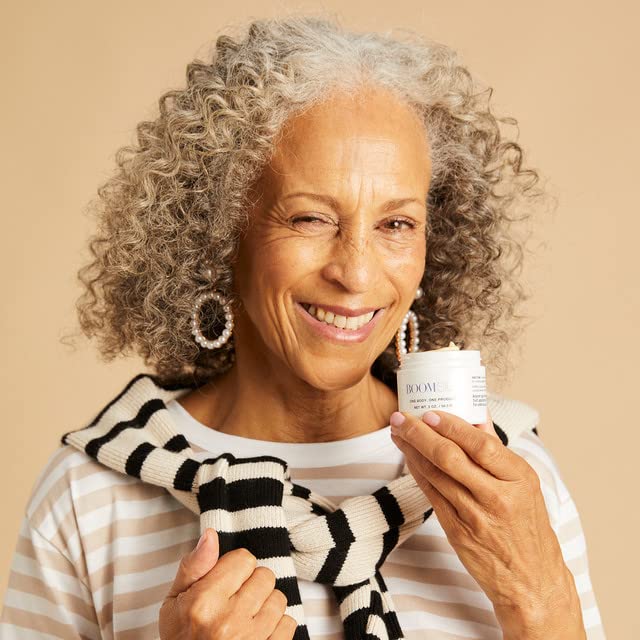 Boomsilk ® Face Moisturizer Cream, Rejuvenating Face Lotion & Facial Moisturizer for Mature Skin with Olive Oil, Beeswax & Honey, Hydrating Body Lotion for Women, Boom Beauty by Cindy Joseph, 4 oz