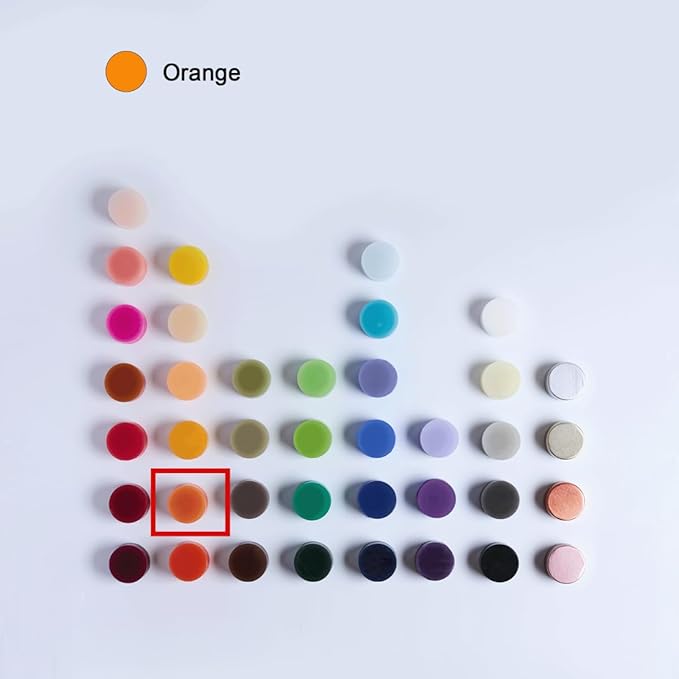 MOZEAL 3" x 4" Hand-Poured Unscented Candle,Dripless Pillar Candle Set of 3,Long Clean Burning,Approx 72 Hours Burn Time,Rustic Country Style,Wedding,Dinner,Christmas and Home Decor,Orange