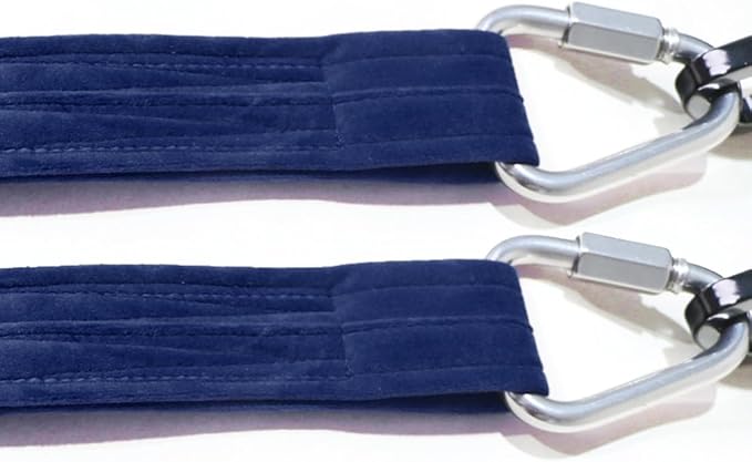 4.9ft (1.5m) Aerial Loops Straps – Professional Aerial Yoga Ropes for Acrobatics, Circus Training & Fitness – Strong Nylon Trapeze Straps for Aerial Silks, Hammock, Dance & Performance Arts