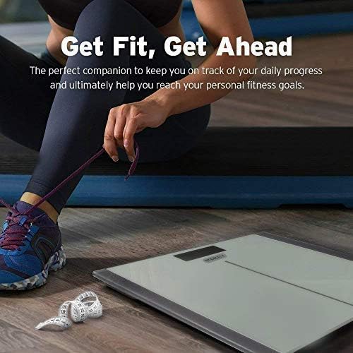 Etekcity Scale for Body Weight, Bathroom Digital Electric Scale for People, Measures Weight up to 400 lbs, Silver