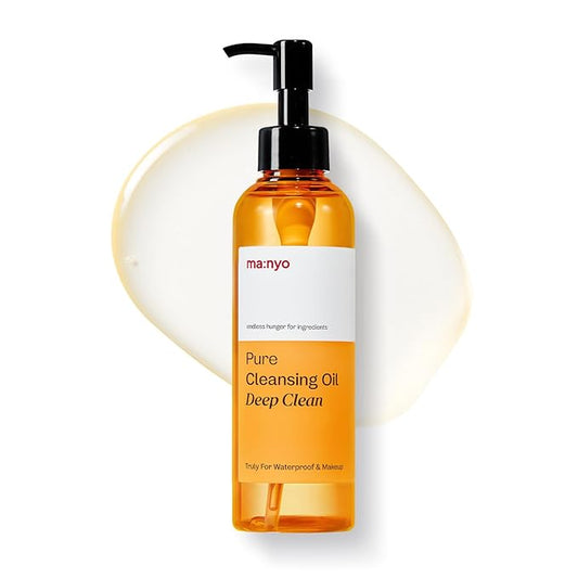 ma:nyo Pure Cleansing Oil Korean Facial Cleanser, Blackhead Melting, Daily Makeup Removal with Argan Oil, Korean Skin care 6.76 fl oz (200ml)
