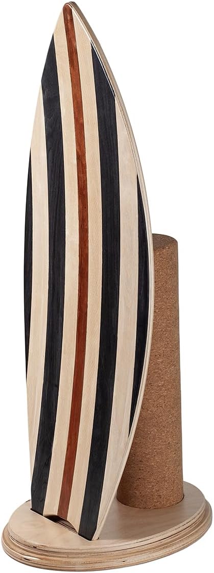Balance Board Indoor Surfboard Surf Style Home Fitness with Wheel for Exercise, Athletic Training and Board Sports - Fun Workout Equipment For Balance, Stability and Improving Core Strength