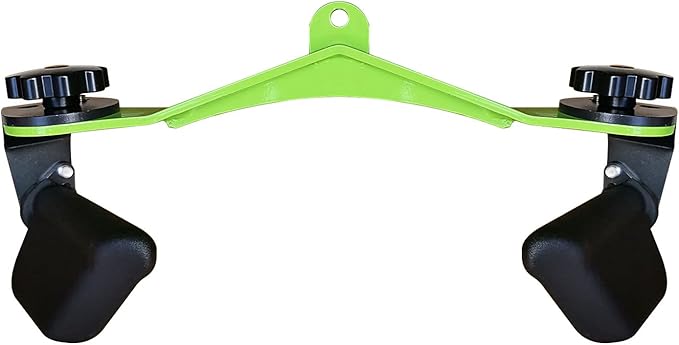 KORIKAHM Adjustable Lat Pull down Bar, Cable Machine Attachments for Gym, Home Gym Fitness T-bar Row Pulldown Attachments, Lat Pull Down Machine Wide Grip Neutral Grip Handle