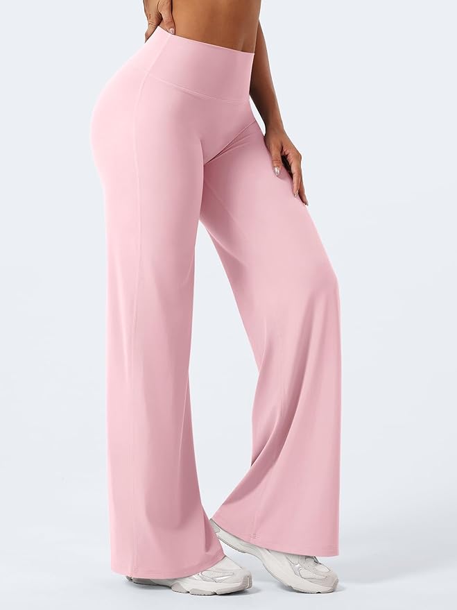 YEOREO Workout Leggings Womens No Front Seam Straight Leggings 29" / 31.5" / 33" High Waist Buttery Eddiy Gym Yoga Pants