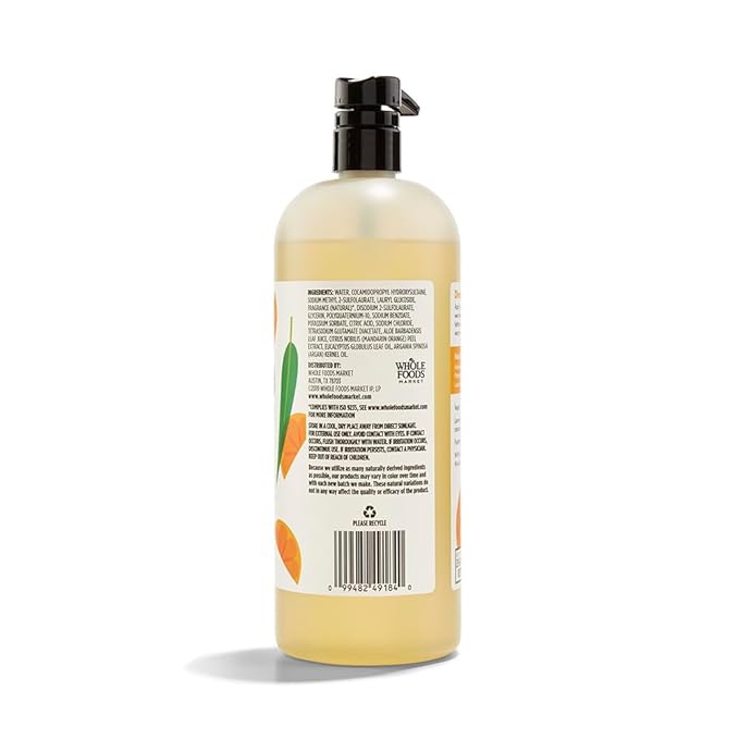 365 by Whole Foods Market, Foaming Shower Gel, Satsuma & Eucalyptus, 32 Fl Oz