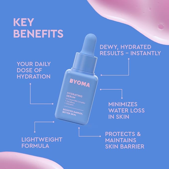 BYOMA Star Power Duo (2-Piece Kit) - Skincare Gift Set with Hydrating Serum 15mL & Moisturizing Gel Cream 15mL - Skin Barrier Repair Face Serum & Moisturizer