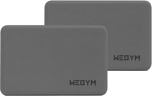 WeGym Yoga blocks with Anti-Slip, Comfortable Grip, Sturdy Sides for Secure Workouts at Home, for Yoga, and Pilate Training