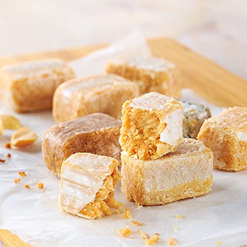 Assorted Mini Peanut Butter Bars, two (2) lb bulk, vegan high protein low sugar, 3 flavor variety, all natural, gluten free, plant based, individually wrapped