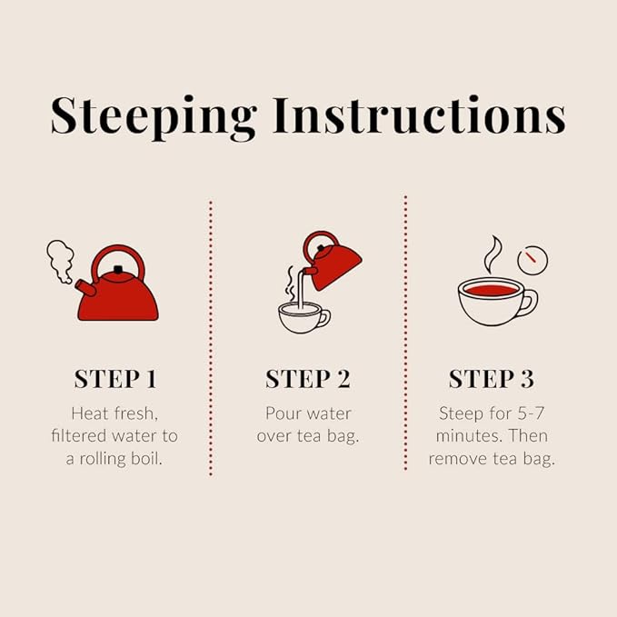 The Republic of Tea — Cinnamon Vanilla, Dream by the Fire Tea, 36 Tea Bags, Caffeine-Free