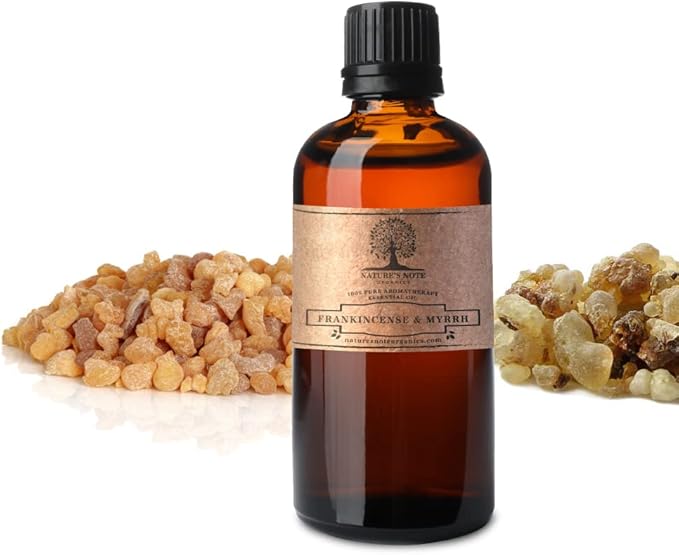Frankincense & Myrrh - 100% Pure Grade Essential Oil by Nature's Note Organics - 4 Fl Oz