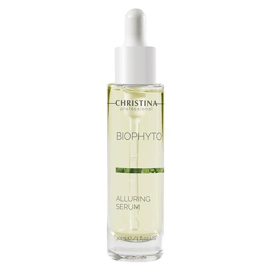 Christina Biophyto Alluring Anti-Aging Serum - 30ml - Vitamin C serum with HA & Echinacea for a Luminous Skin & Glow - Anti Wrinkle Serum for Combination, Dry, Normal, Oily & Sensitive Skin