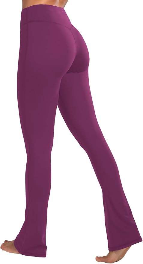 Sunzel High Waist Mini Flared Leggings for Women, Tummy Control Casual Flare Yoga Pants for Yoga Workout Gym