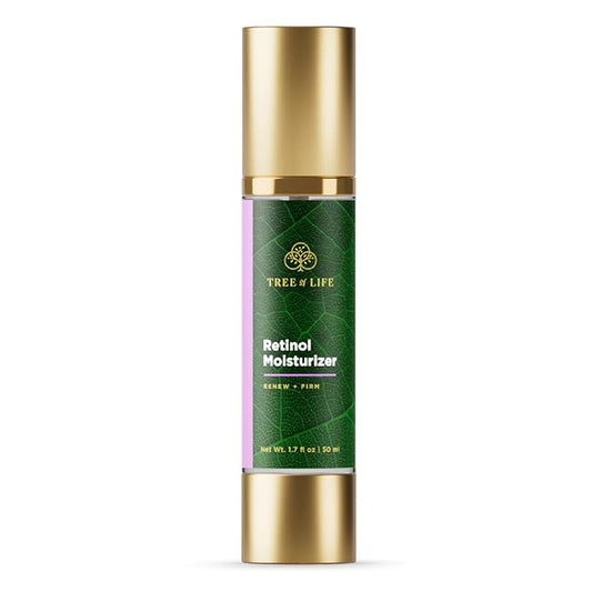 Tree of Life Beauty Moisturizer, Hydrating, Anti-Aging, Reduces Dark Spots & Fine Lines, Brightens, Firmer and Smoother Skin Non Greasy - Retinol Face Cream 1.7 Fl Oz
