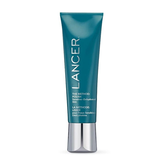 Lancer Skincare The Method: Polish Facial Exfoliator, Daily Exfoliating Face Scrub with Natural Minerals, Sensitive Dehydrated Skin, 4.2 Fluid Ounces