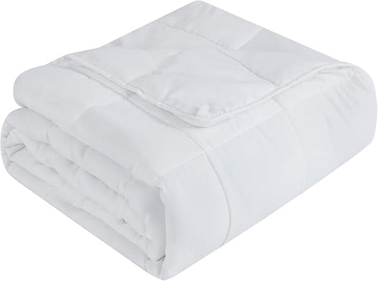 Topcee Weighted Blanket for Adults (12 lbs, 48" x 72") Twin Size Soft Cooling Heavy Blanket Sleeping, Apply to 110-130 lbs Body, Thick Breathable Blanket with Glass Bead, Easy Care