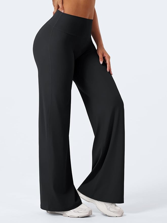 YEOREO Workout Leggings Womens No Front Seam Straight Leggings 29" / 31.5" / 33" High Waist Buttery Eddiy Gym Yoga Pants