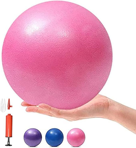 6 Inch Exercise Pilates Mini Yoga Balls Barre for Home Stability Squishy Training Physical Therapy Improves Balance with Pump