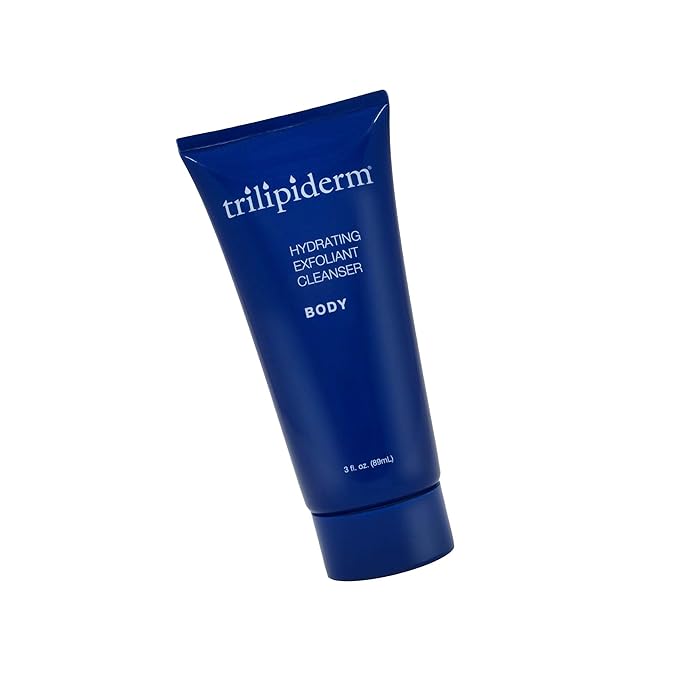 Trilipiderm Hydrating Exfoliant Cleanser – BODY, Antioxidant-Rich 3-in-1 Body Wash, Scrub and Hydrator, 3 Ounce Tube