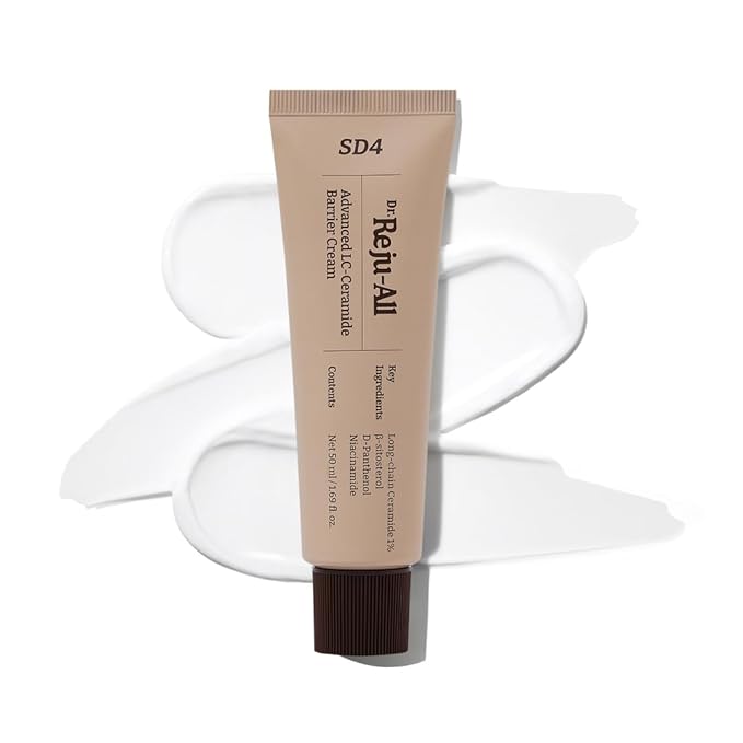 Dr. Reju-All Advanced LC-Ceramide Barrier Cream - Patented Long Chain Ceramide Deep Hydration - Lightweight Korean Face Moisturizer for Strengthening Skin Barrier - 1.69 Fl Oz