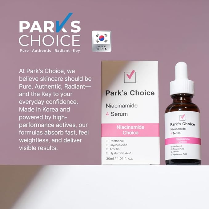 Park's Choice Niacinamide 4 Serum with B12, Tone Refining Serum, 1.01 fl.oz.