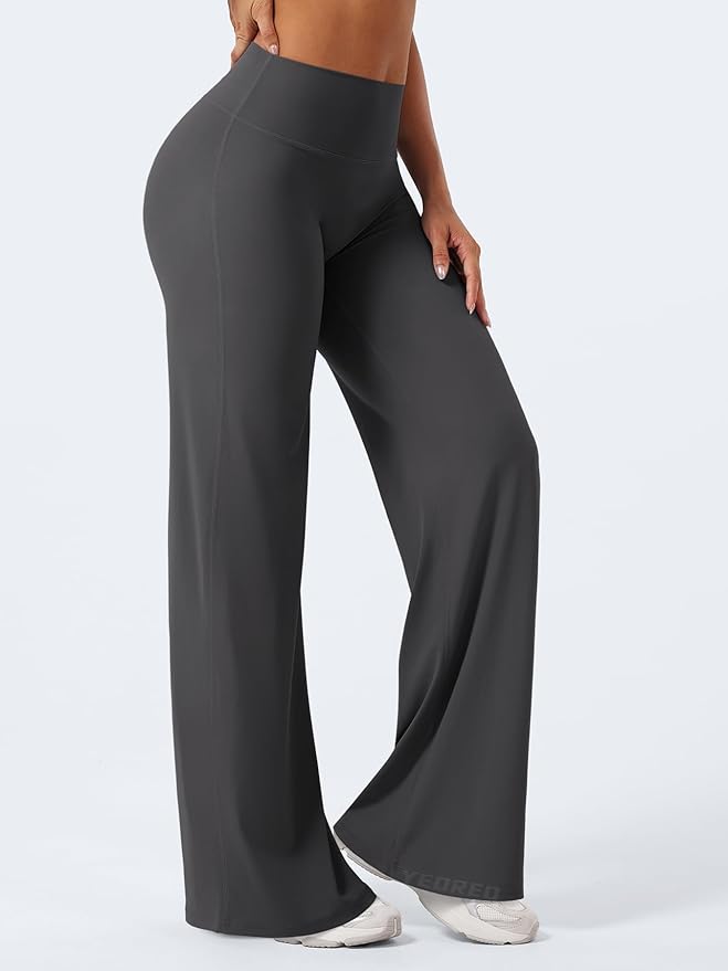 YEOREO Workout Leggings Womens No Front Seam Straight Leggings 29" / 31.5" / 33" High Waist Buttery Eddiy Gym Yoga Pants