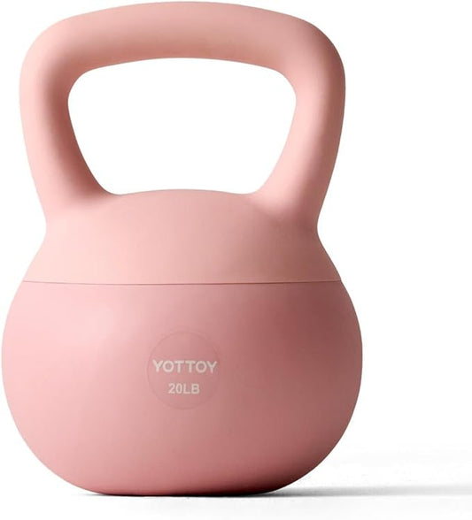 YOTTOY Soft Kettlebell,Kettlebell Anti-Slip Grip Weight for Home Workouts, Kettlebells Set Strength and Safety Guaranteed