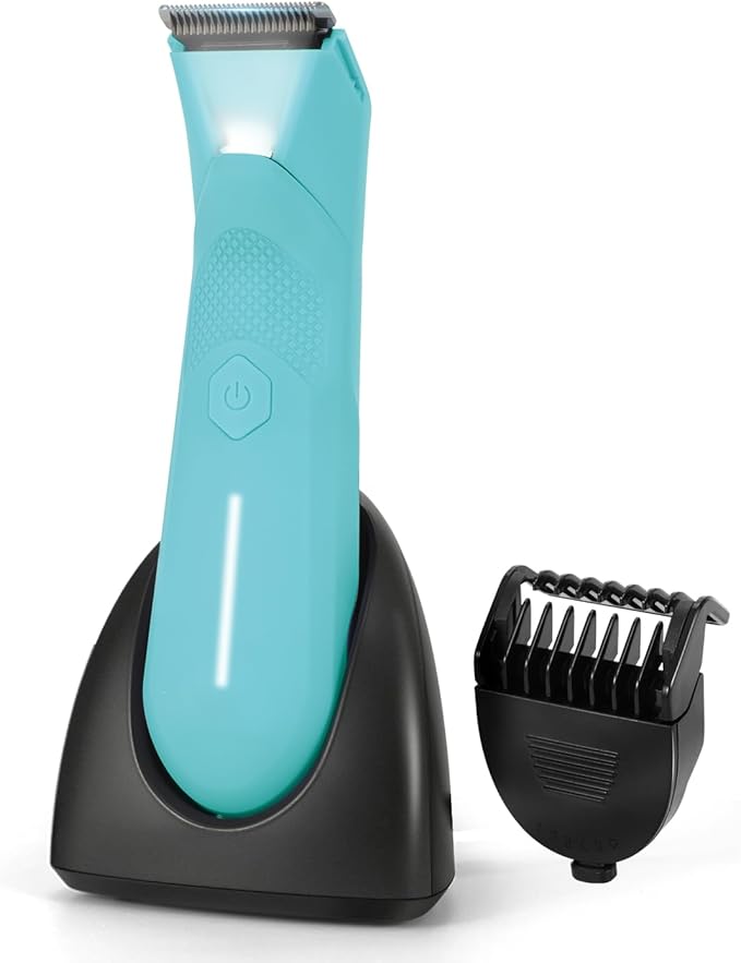 Bikini Trimmer for Women, Electric Shaver for Women with Light, Pubic Hair Trimmer, Waterproof Wet/Dry Personal Body Hair Grooming, 7 Precisions, 240 Minutes Shaving